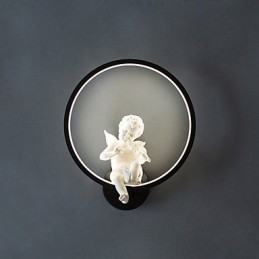 Apliques de pared con luz ambiental moderna y contemporánea integrada para estilo mini.