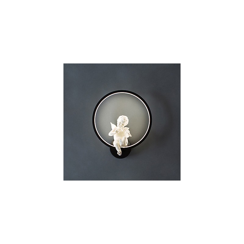 Apliques de pared con luz ambiental moderna y contemporánea integrada para estilo mini.