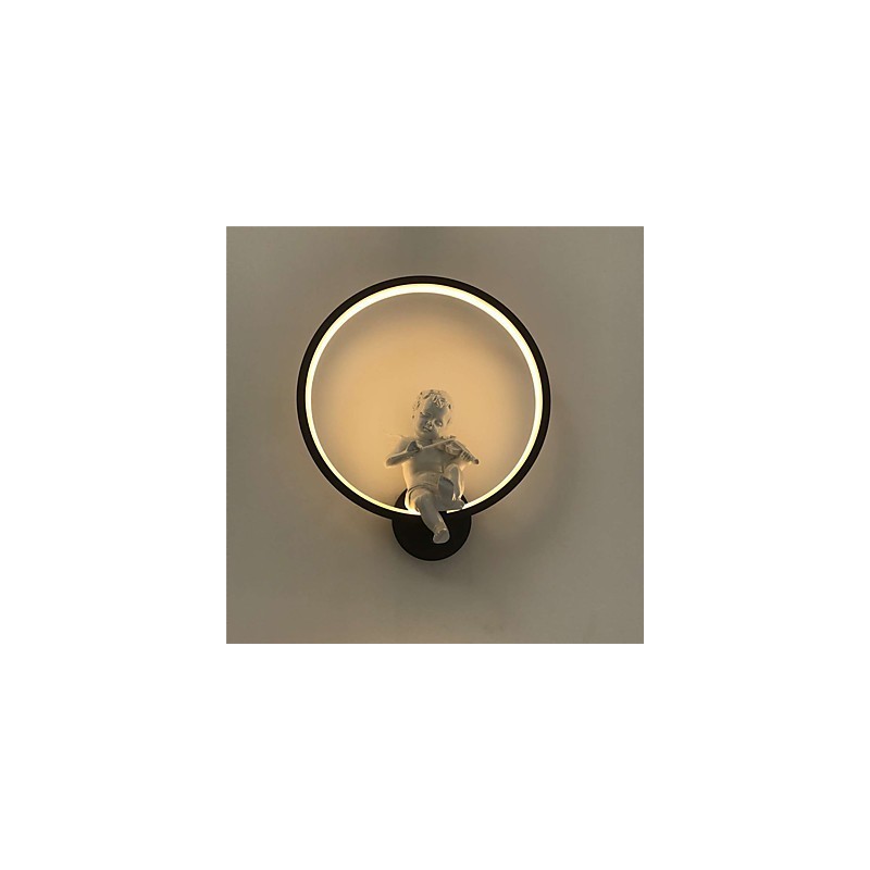 Apliques de pared con luz ambiental moderna y contemporánea integrada para estilo mini.
