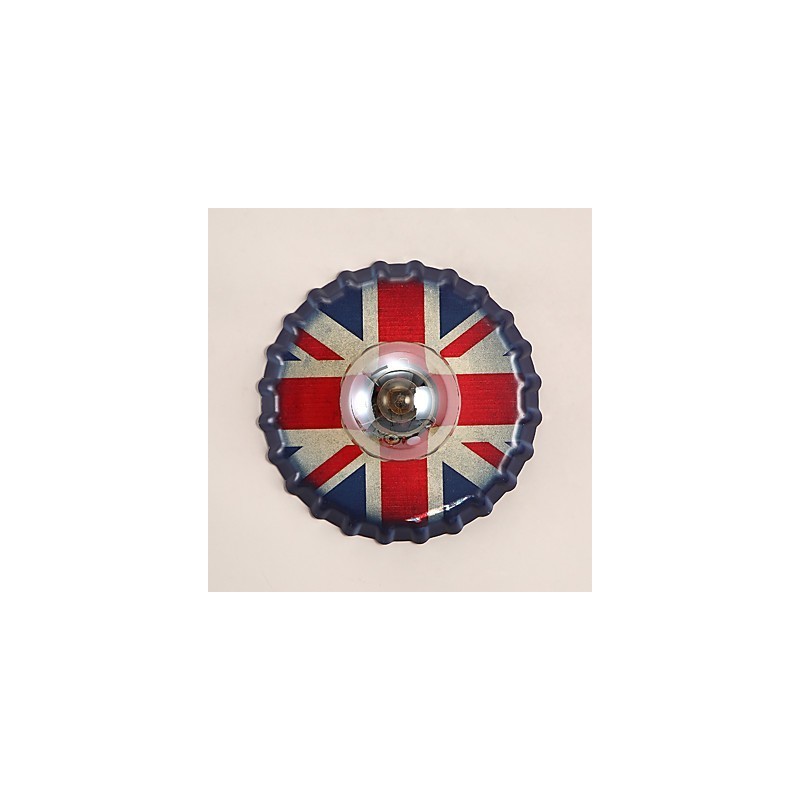 Aplique de pared con luz ambiental de estilo mini, con pintura rústica clásica tradicional de estilo campestre.