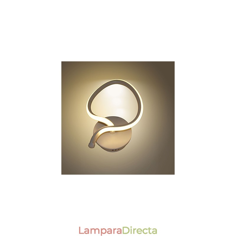 Lámpara de pared minimalista moderna, lámpara de noche, lámpara de pasillo creativa, iluminación de aluminio