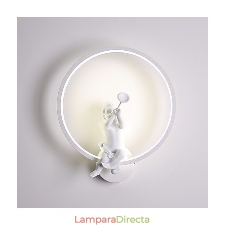 Apliques de pared con luz ambiental moderna y contemporánea integrada para estilo mini. Apliques de pared con luz ambiental moderna y contemporánea integrada para estilo mini.