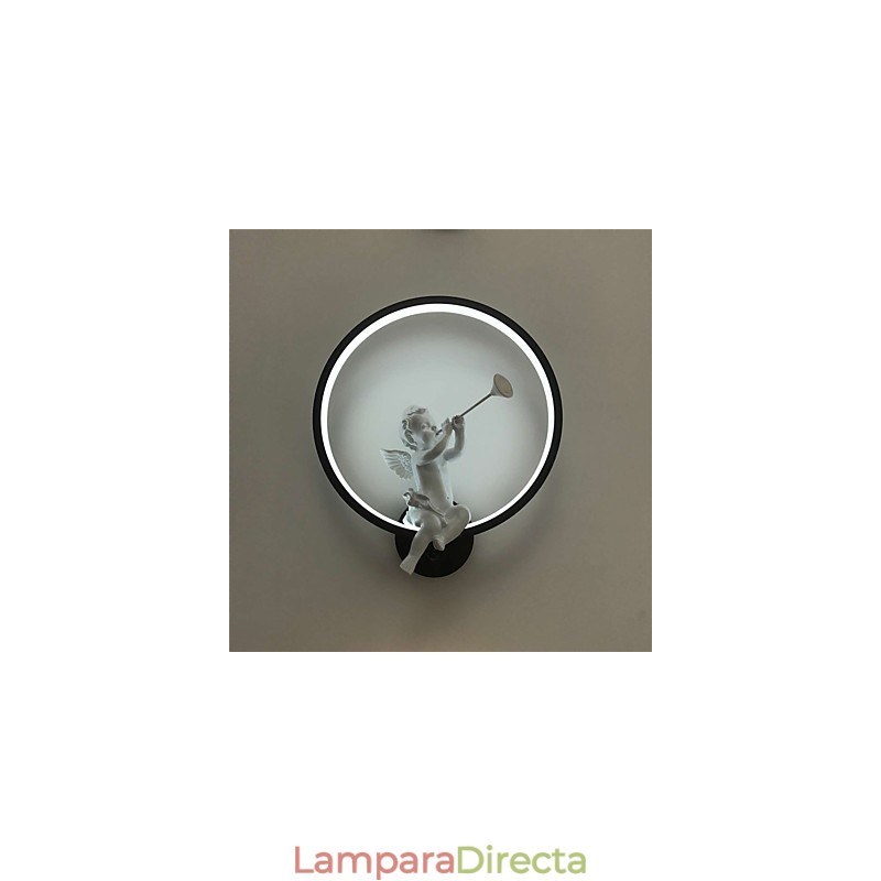 Apliques de pared con luz ambiental moderna y contemporánea integrada para estilo mini.