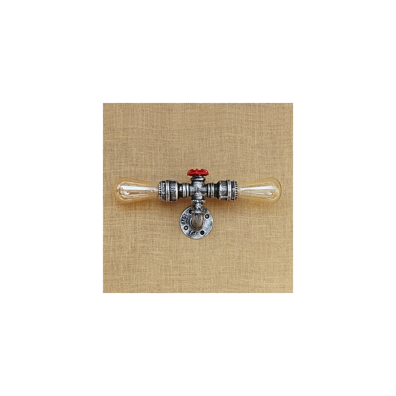 Aplique de pared con luz ambiental estilo mini con pintura retro campestre