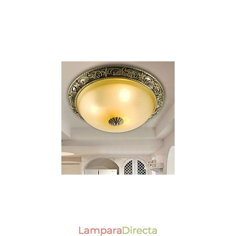 Lámpara empotrada estilo mini, tradicional, clásica, de resina
