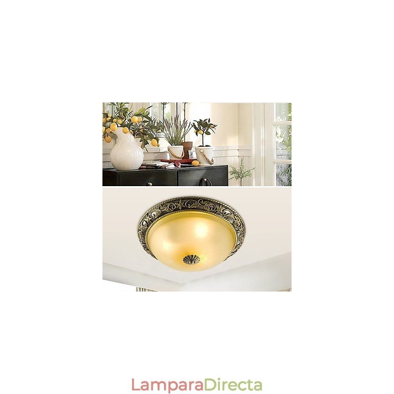 Lámpara empotrada estilo mini, tradicional, clásica, de resina