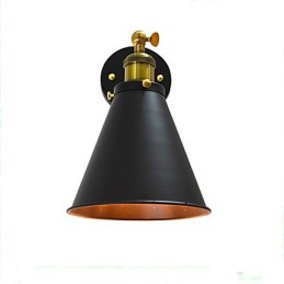 Lámpara de pared de hierro de una sola pared con pintura Light Buzz, lámpara de sable de luz negra tonta en la pared