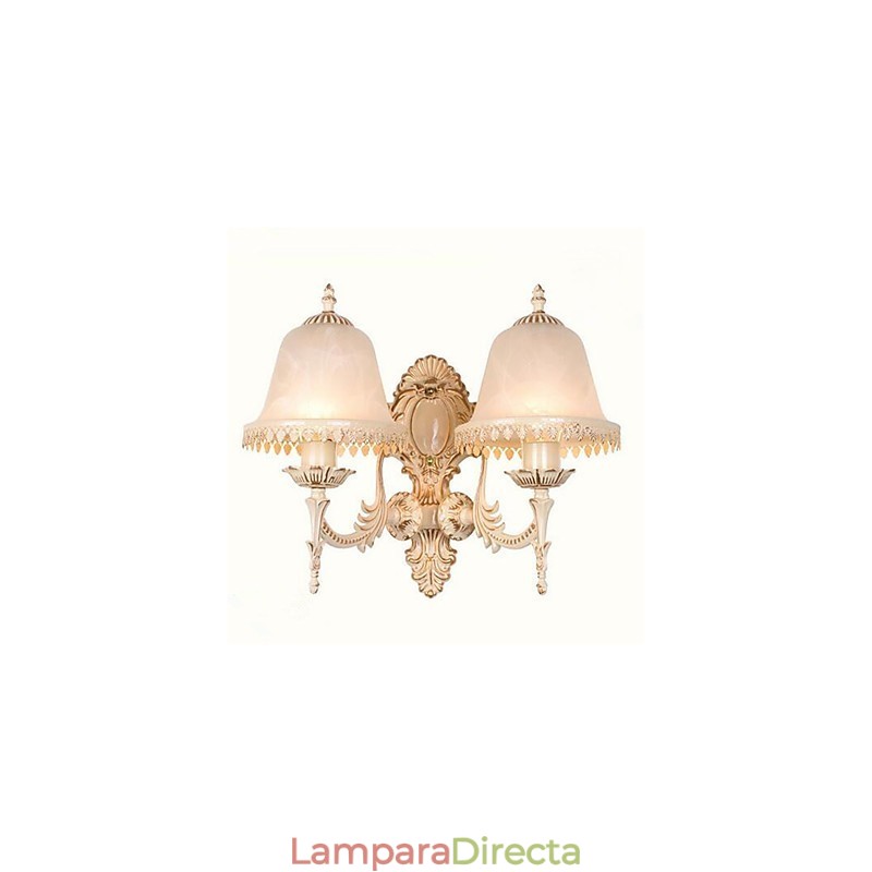 Lámpara de pared moderna y contemporánea con acabado galvanizado para protección ocular de estilo mini.