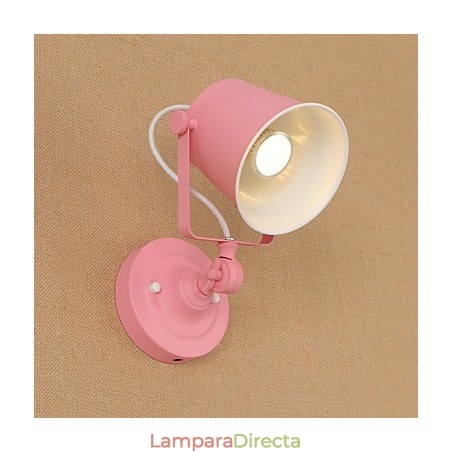 Lámpara de pared con luz descendente y protección para los ojos, ajustable, con brazo oscilante y pintura retro campestre. Lámpara de pared con luz descendente y protección para los ojos, ajustable, con brazo oscilante y pintura retro campestre.