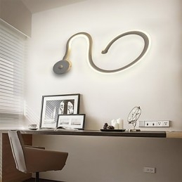 Lámpara de noche minimalista moderna para dormitorio, estudio creativo, lámpara de pared para sala de estar, pasillo, escaleras