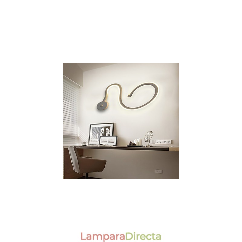 Lámpara de noche minimalista moderna para dormitorio, estudio creativo, lámpara de pared para sala de estar, pasillo, escaleras
