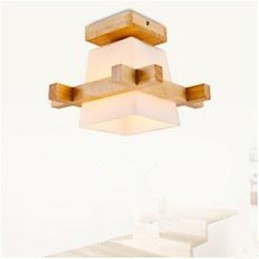 Lámpara china moderna para sala de estar, dormitorio, porche, lámpara de porche, arte de madera