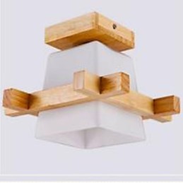 Lámpara china moderna para sala de estar, dormitorio, porche, lámpara de porche, arte de madera