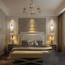 Apliques de pared modernos y contemporáneos con acabado en óxido negro.