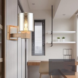 Apliques de pared modernos y contemporáneos con acabado en óxido negro.