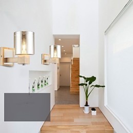 Apliques de pared modernos y contemporáneos con acabado en óxido negro.