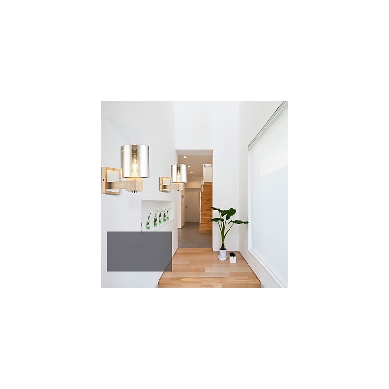 Apliques de pared modernos y contemporáneos con acabado en óxido negro.