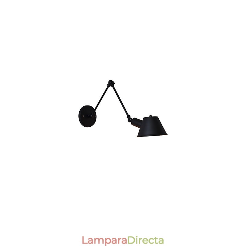 Apliques de pared Aplique de pared Lámpara de pared de hierro Lámpara de sable de luz negra tonta en la pared