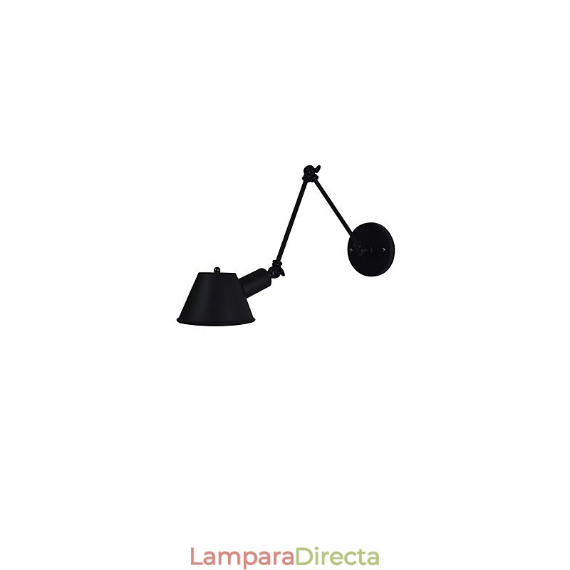 Apliques de pared Aplique de pared Lámpara de pared de hierro Lámpara de sable de luz negra tonta en la pared