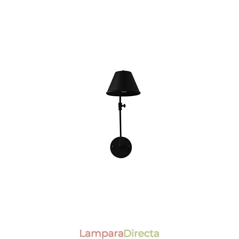 Apliques de pared Aplique de pared Lámpara de pared de hierro Lámpara de sable de luz negra tonta en la pared