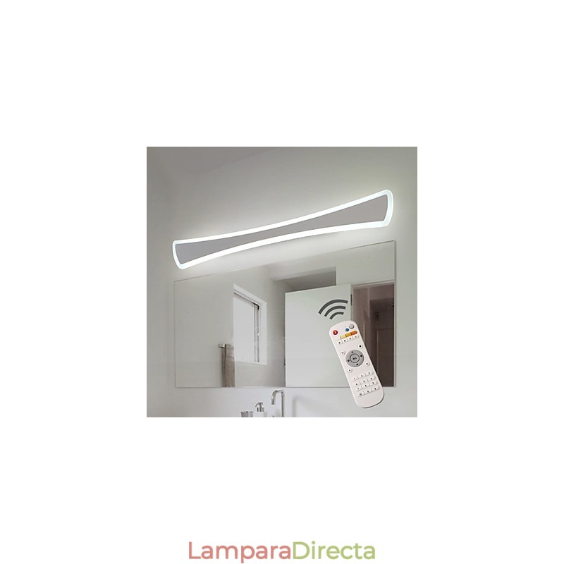 Lámpara de pared con atenuación sin electrodos, moderna, contemporánea, integrada, otras funciones para apliques de pared con luz ambiental de estilo mini.