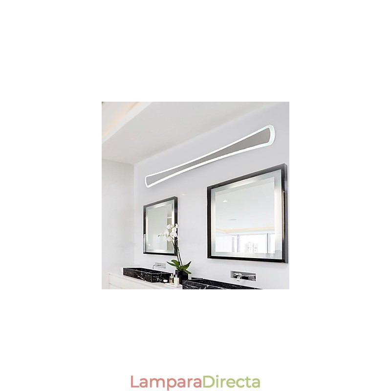 Lámpara de pared con atenuación sin electrodos, moderna, contemporánea, integrada, otras funciones para apliques de pared con luz ambiental de estilo mini.