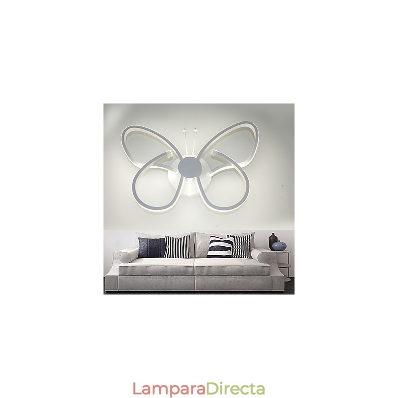 Lámpara decorativa de aluminio, lámpara de pared, sencilla, para sala de estar, pasillo, personalidad creativa, luz de cama