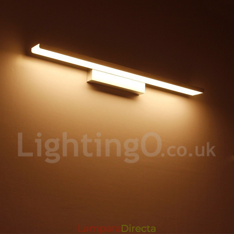 Lámpara IPMirror Luces de baño Materiales de aluminio y acrílico Luces de pared Iluminación de maquillaje