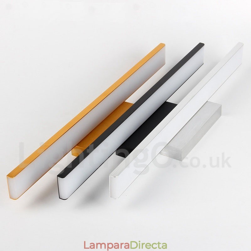 Lámpara IPMirror Luces de baño Materiales de aluminio y acrílico Luces de pared Iluminación de maquillaje