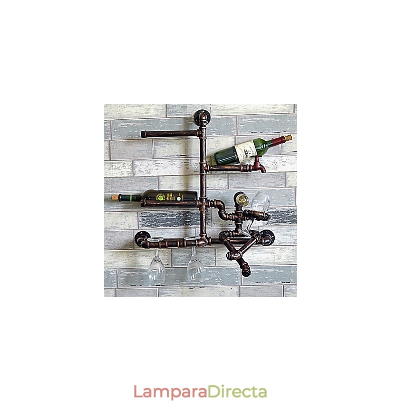 Pintura contemporánea moderna integrada para apliques de pared con luz ambiental.