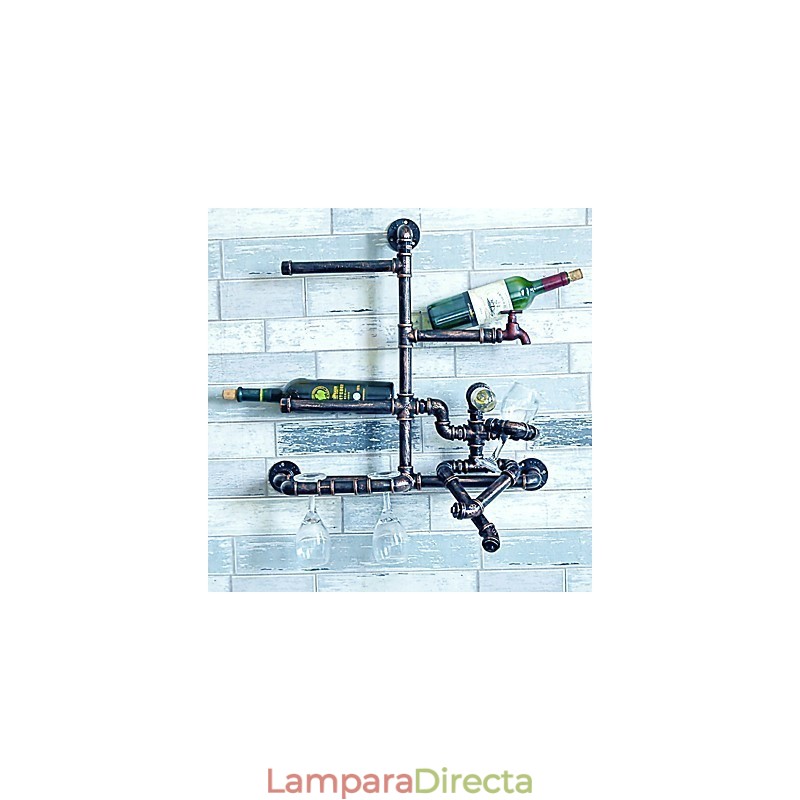 Pintura contemporánea moderna integrada para apliques de pared con luz ambiental.