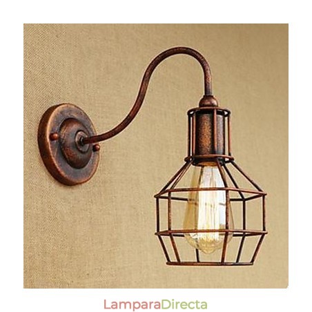 Lámpara de pared americana de brazo largo con diseño nostálgico y retro, creativa, de color óxido, para estudio o sala de estar. Lámpara de pared americana de brazo largo con diseño nostálgico y retro, creativa, de color óxido, para estudio o sala de estar.