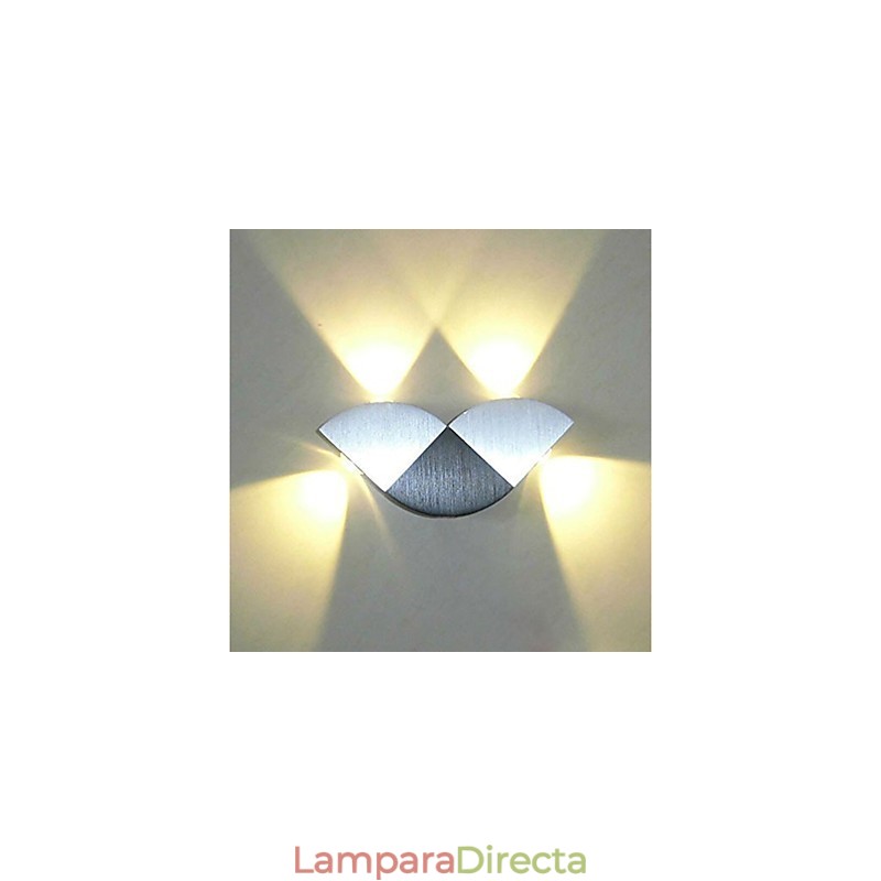 Lámpara de pared con luz ambiental de estilo mini con función novedosa integrada en varios colores, color aleatorio