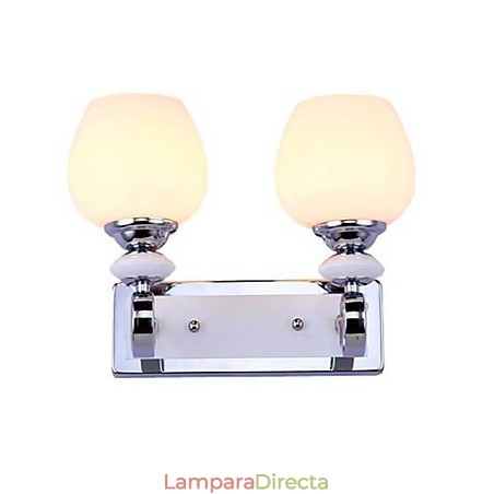 Aplique de pared con luz ambiental, protección ocular y brazo oscilante, con acabado electrochapado contemporáneo moderno. Aplique de pared con luz ambiental, protección ocular y brazo oscilante, con acabado electrochapado contemporáneo moderno.