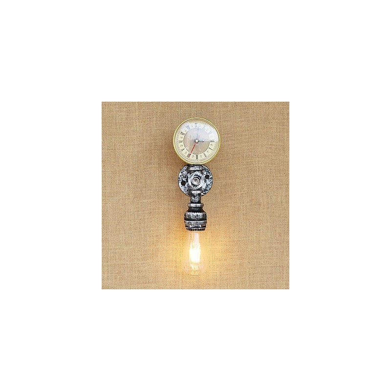 Aplique de pared con luz ambiental estilo mini con pintura retro campestre sencilla