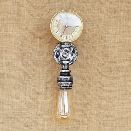 Aplique de pared con luz ambiental estilo mini con pintura retro campestre sencilla