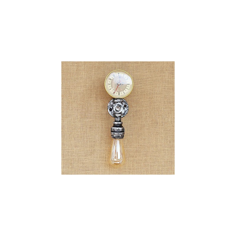 Aplique de pared con luz ambiental estilo mini con pintura retro campestre sencilla