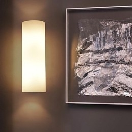 Lámpara de pared de vidrio moderna contemporánea con luz ambiental, apliques de pared, luz de pared