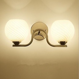 Apliques de pared con luz ambiental, protección ocular y brazo oscilante, con diseño electrochapado moderno y contemporáneo simple.