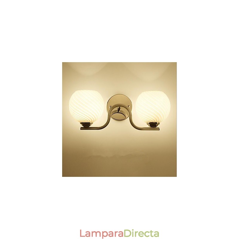 Apliques de pared con luz ambiental, protección ocular y brazo oscilante, con diseño electrochapado moderno y contemporáneo simple.