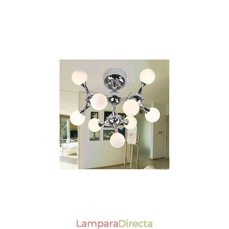 Lámpara de bola de cristal artístico