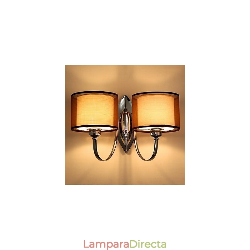 Apliques de pared vintage con luz descendente y acabado galvanizado