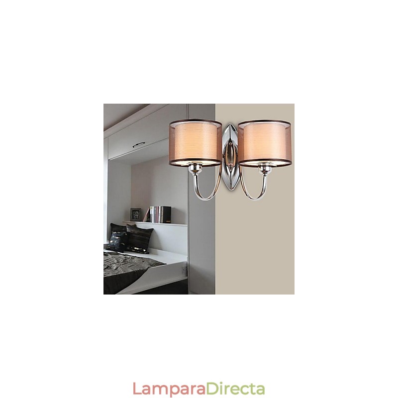 Apliques de pared vintage con luz descendente y acabado galvanizado