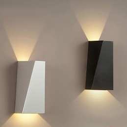 Apliques de pared con luz ambiental moderna y contemporánea integrada, estilo mini, color aleatorio