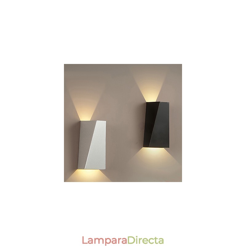Apliques de pared con luz ambiental moderna y contemporánea integrada, estilo mini, color aleatorio