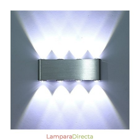 Aplique de pared moderno, lámpara de pared para pasillo interior, iluminación decorativa de aluminio integrada Aplique de pared moderno, lámpara de pared para pasillo interior, iluminación decorativa de aluminio integrada