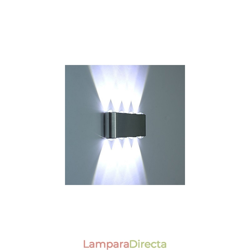 Aplique de pared moderno, lámpara de pared para pasillo interior, iluminación decorativa de aluminio integrada
