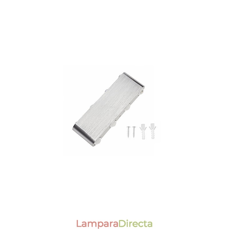 Aplique de pared moderno, lámpara de pared para pasillo interior, iluminación decorativa de aluminio integrada