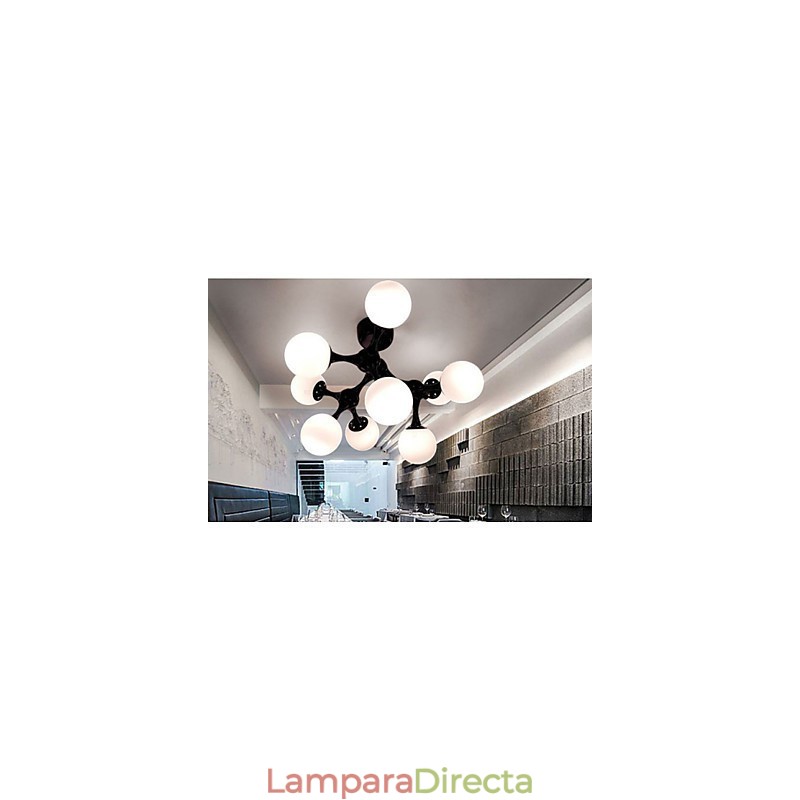 Lámpara de bola de cristal artístico