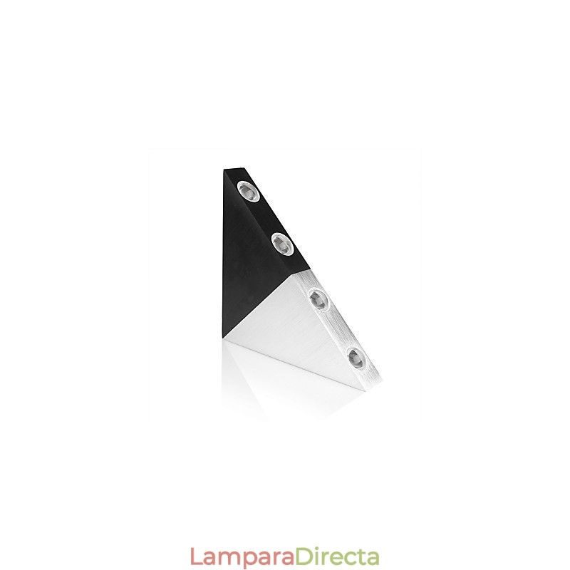 Aplique de pared triangular moderno, lámpara de pared de aluminio para pasillo interior, iluminación decorativa para estudio y restaurante.